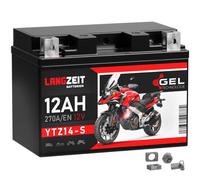 LANGZEIT YTZ14-S batterie moto 12V 12Ah GEL FTZ14S 51101 remplace 11Ah