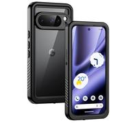 Lanhiem Coque pour Google Pixel 10 Pro XL Étanche - Antichoc Incassable 360 Intégrale [avec Protection Écran+Camera] IP68 Waterproof Militaire Chantier Antipoussière pour Pixel 10 Pro XL - Noir