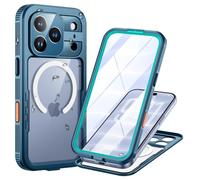 Lanhiem Coque pour iPhone 17 Pro/iPhone 18 Pro IP68 Étanche Integrale,Bleu | Imperméable,Waterproof,360 Antichoc,Incassable,Étui avec Protection écran,Antipoussière,Compatible avec MagSafe,Chantier