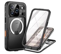 Lanhiem Coque pour iPhone 17 Pro Max/iPhone 18 Pro Max IP68 Étanche Étui | Noir,Imperméable,360 Integrale,Antichoc,Waterproof avec Protection écran,Antipoussière,Compatible avec MagSafe,Chantier