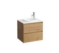 Lani meuble 600 2 tiroirs compatible avec lav h814073 chêne sauvage 570x440x515 - LAUFEN H4042521122671