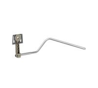 Lani porte-serviettes latéral droite acier inoxydable brossé 370x325x100 mm - LAUFEN H3821209280001