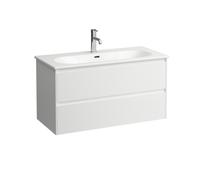 Lani pr lua pack 1000 lavabo slim meuble 2t blc brillant 1000x455x525 - LAUFEN H8600882611041