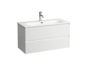 Lani pr lua pack 1000 lavabo slim meuble 2t blc mat 1000x455x525 - LAUFEN H8600882601041