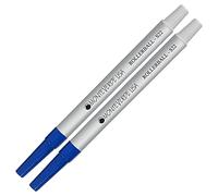 Lanier Combo Pack - Lot de 2 - Recharge d'encre Monteverde® S22 compatible avec la plupart des stylos roller style Sheaffer® - Bleu (pointe fine 0,6 mm)
