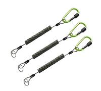 Lanière Anti-perte 1/1.2/1.5/2.0m, 6 pièces, corde de rétention élastique télescopique, lanière à ressort sécurité, porte-clés, accessoires chaîne pour Tournevis, Pinces(1.5m)