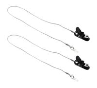 Lanière Anti-perte pour Appareil Auditif, Clip Simple Oreille, 2 Pièces | Nylon et Silicone, Facile à Fixer et Retirer, Légère, pour Voyage, Seniors Actifs
