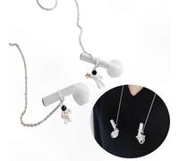 Lanière anti-perte pour écouteurs sans fil, support ajustable avec clip astronaute pour casques Bluetooth
