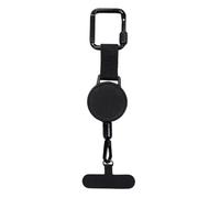 Lanière antivol rétractable pour téléphone portable avec mousqueton et ancrage universel pour étui de smartphone Support de téléphone antivol rétractable avec clip de ceinture