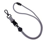 Lanière Avec Crochet En Métal Pour Clés, Badges D'identification Et Plus Encore Gris