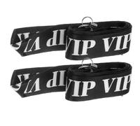 Lanière Badge Tour de Cou avec Clip en Polyester Noire 2 Pièces | Surface Lisse, Port Confortable, Fixation Facile, pour Cartes de Visite, Clés Usb, Accès Événementiel
