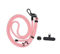 Lanière Caméra Sportive, Cordon Réglable avec Attache Rapide, Fils 1/4 Pouce - Sécurité Anti - Perte, Compatible 3, Action 5, One X4 (Rose)