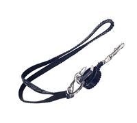 Lanière Corde Strass Bling Tour de Cou pour Diament/Portable/ Carte ID/ Badge/ Porte-clés/Bijoux - Noir