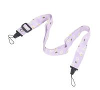 Lanière d'appareil Purple Daisy 1,2 m pour modèles Polaroid Mini 8, 9, 11, 12 avec motif
