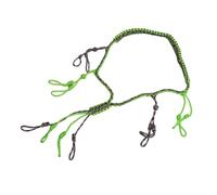 Lanière D'appel de Canard Tricotée à la Main, Paracorde Durable, Porte-appel de Jeu pour les Amateurs D'observation des Oiseaux et de Chasse (vert fluorescent)