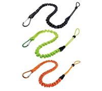 Lanière d'attache élastique en Nylon for outils, avec mousqueton de verrouillage à vis, corde sécurité Anti-chute, 6 pièces pour Tournevis, Pinces