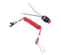 Lanière de commutateur d'arrêt de sécurité hors-bord en alliage métallique 3A3068300 Tohatsu 8-115HP, boîte de commande, durable pour les environnements marins difficiles