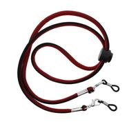 Lanière de Cou pour Lunettes, Cordon de Retenue de Lunettes à La Mode, Chaînes de Lunettes, rouge et noir