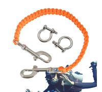 Lanière de plongée pour appareil photo - Sangle flexible rétractable à 360° et résistante à l'abrasion, support sécurisé pour caméra sous-marine et caméscope | Accessoire de plongée pour plongée avec