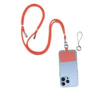 Lanière de téléphone - Lanière de téléphone | Lanière tour de cou | Cordon de téléphone portable avec patch | Cordon autour du cou | Sangle de téléphone réglable pour la plupart des smartphones,