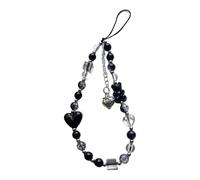 Lanière de téléphone portable créative en forme de cœur d ' amour, porte-clés, joli pendentif à breloque, accessoire de mode pour les filles à la mode, usage quotidien, lanière de téléphone unique