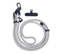 Lanière de téléphone portable longue et épaisse de 8 mm x 120 cm, bandoulière universelle, cordon de cou amovible, lanière anti-perte(Extendable F)