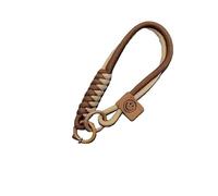 Lanière de téléphone portable style britannique avec perles anti-collision et couleurs contrastées(Khaki)