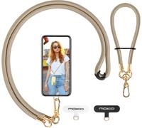 Lanière De Téléphone Réglable Avec Dragonne,Cordon Universel Pour Portable,Tour De Cou Smartphone Sangle Attache,Sangle Téléphone En Bandoulière X 1,Dragonne X 1,Patch Pour Lanière X 2,Kaki