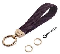 Lanière élastique pour clé à porter au poignet, porte-clés, anneau à clé, porte-clés stylé pour hommes &femmes