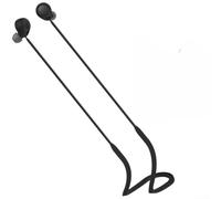 Lanière en silicone souple pour écouteurs Sony WF-C700N - Sangle anti-chute avec libération rapide - Noir et blanc