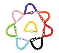 Lanière enroulée 40 pièces, ressort extensible, sifflet, porte-clés, ressorts rétractables, porte-clés extensible, crochets for clés, portefeuille, téléphone portable(Mix(5pcs/Color))