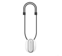 Lanière magnétique réglable à dégagement rapide en nylon et métal pour PLAUD NotePin AI (blanc)