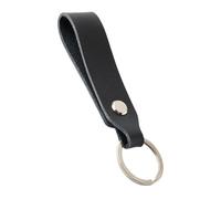Lanière porte-clés en cuir - Porte-clés de voiture et de maison pour homme et femme | Dragonne pour mère, père, famille, amis, femmes et hommes, Noir , Refer to description
