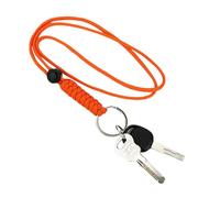 Lanière porte-clés tressée, sangle pour clés de voiture, Longes paracorde pour activités de plein air, Lanière de badge d'identification portable pour activités de plein air pour clés, cartes, sifflet