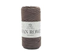 lanière pour sacs swan rowen effet élégant de 200g - 50% coton recyclé-50% polyester pour crochet 3-4 (café - 24)