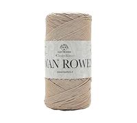 lanière pour sacs swan rowen effet élégant de 200g - 50% coton recyclé-50% polyester pour crochet 3-4 (chameau - 23)