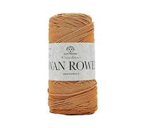 lanière pour sacs swan rowen effet élégant de 200g - 50% coton recyclé-50% polyester pour crochet 3-4 (moutarde - 09)