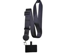 Lanière pour téléphone portable, Lanière bandoulière amovible et réglable for téléphone, avec clip for collier plat en nylon cordon de suspension à pression(Color3)