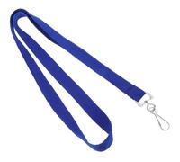 Lanière Solide Bleu en pour Polyester de Badge D'identification Élastique et Cordon Tour Portable Cou pour Usage Quotidien Bureau