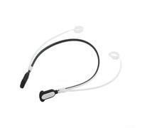 Lanière Sport Silicone Ultra-Légère pour Oreillettes(Black White) | Ultra-léger quelques grammes, confort invisible, élastique résistant, idéal running, orange blanc