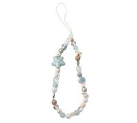 Lanière universelle en perles acryliques pour téléphone portable, accessoire de décoration pour téléphone portable, As show, Acrylique, Pas de gemme