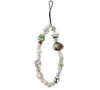 Lanière universelle en perles acryliques pour téléphone portable, accessoire de décoration pour téléphone portable, As show, Acrylique, Pas de gemme