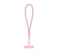 Lanière universelle for téléphone avec clip, système anti-chute amélioré, bandoulière réglable for tour de cou ou porté croisé, compatible avec toutes les coques de téléphone.(Pink-A)