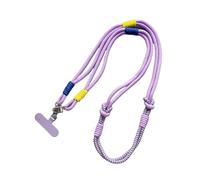 Lanière universelle personnalisée bicolore for téléphone portable, bandoulière longue en diagonale, style tendance, for une sécurité optimale.(K-1pcs)