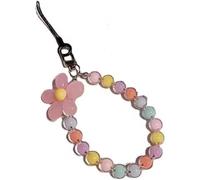 Lanière universelle pour téléphone portable avec nœud en perles de perles pour téléphone portable, anti-perte de téléphone, étui de téléphone, porte-clés, portefeuille, pendentif décoratif pour femme,