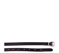 Lanières d'éperons en cuir pour cheval BR Equitation grand format Noir TU