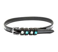 Lanières d'éperons en cuir pour cheval Imperial Riding Pardouz Noir TU