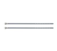 Lanières d'éperons en cuir pour cheval Sprenger Biothan Gris 45 cm