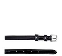 Lanières d'éperons en cuir verni pour cheval BR Equitation Crystal Noir TU