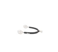 Lanières d'éperons pour cheval Metalab Marteau Noir 40 mm
